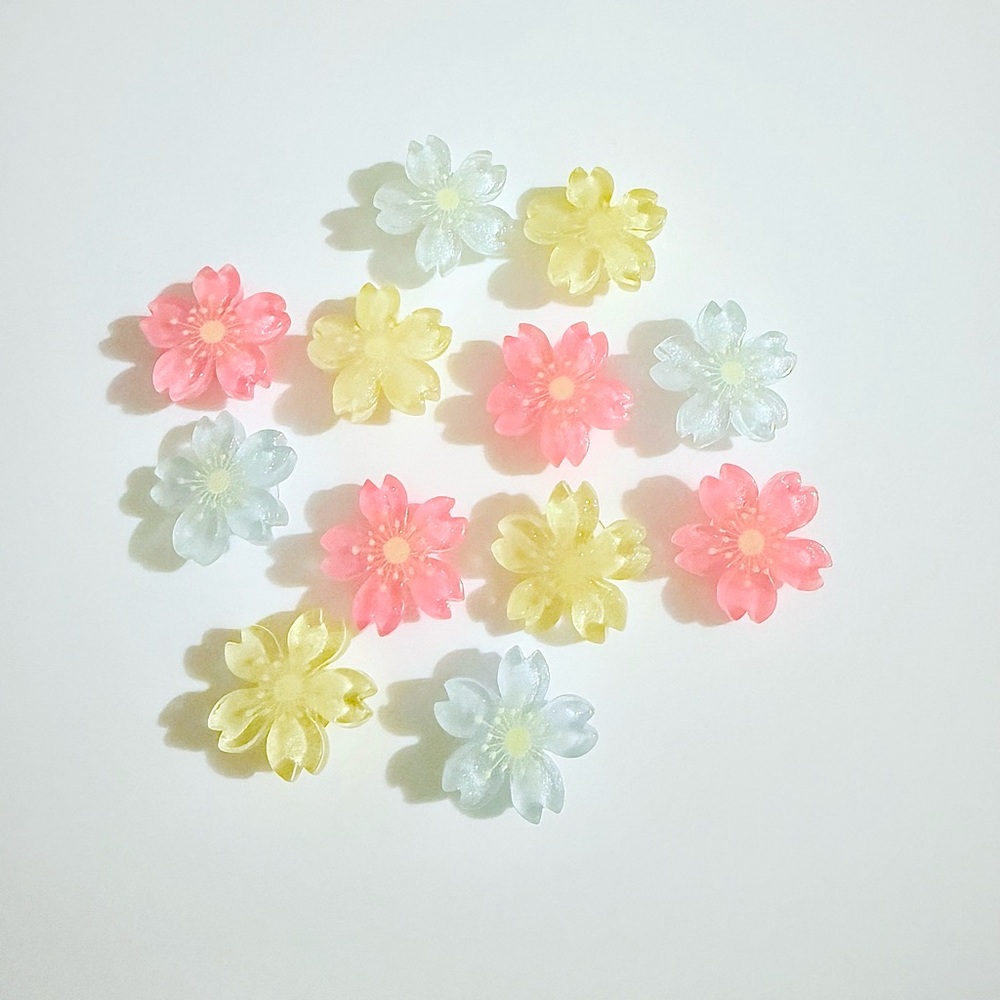 12 Resin Flower Croc Charms Jibbit Shoe Charm Disney Croc Charms